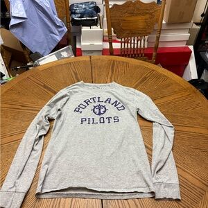 Champion Heather Gray Portland Pilots Crewneck Tee
